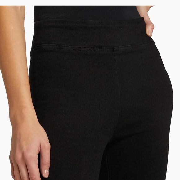 Frame Jet Set High Waist Stretchy Flared Denim Jeans. - Picture 5 of 8